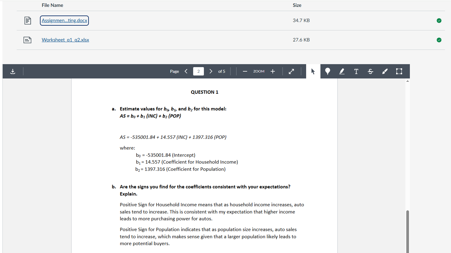 ECO 6214 : Module 5, Assignment 5: Forecasting
